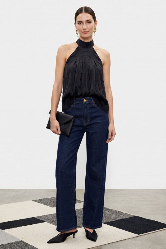 Emelie Halter Neck Tie Tank Top