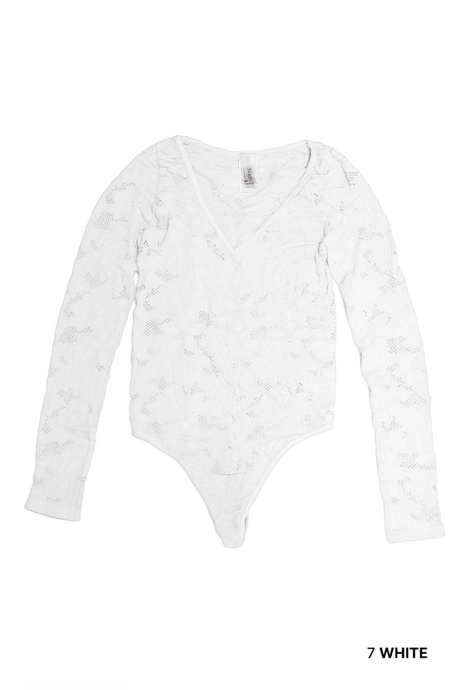 NIKIBIKI Lola Lace Textured Bodysuit -In stores 10/10!