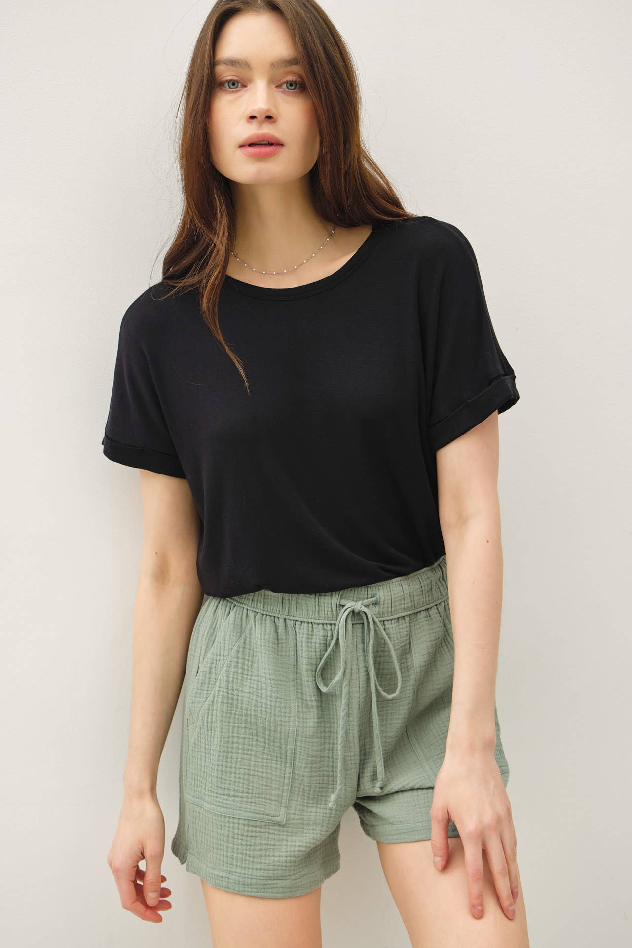 Toya Cotton Gauze Shorts
