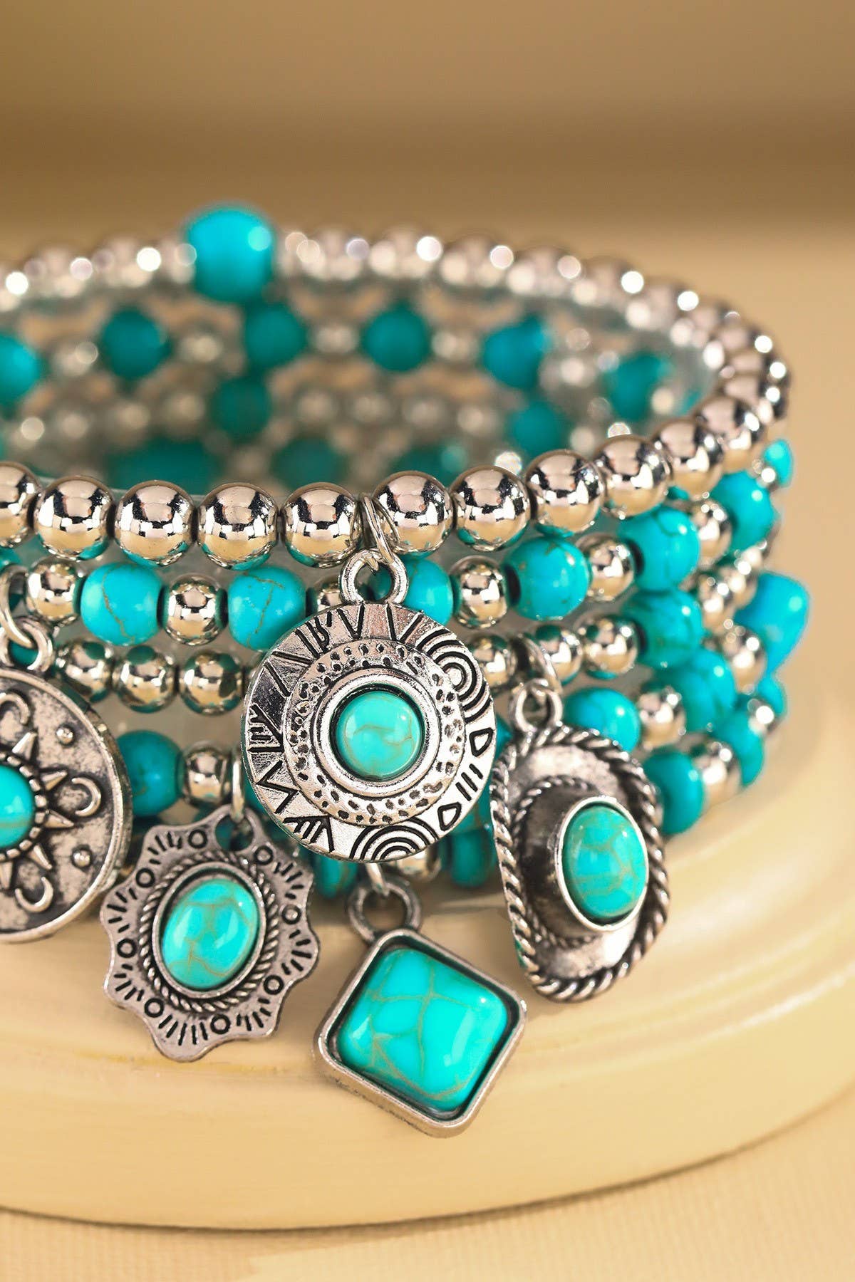 Singer 5-Layer Western Cowboy Hat Bracelet