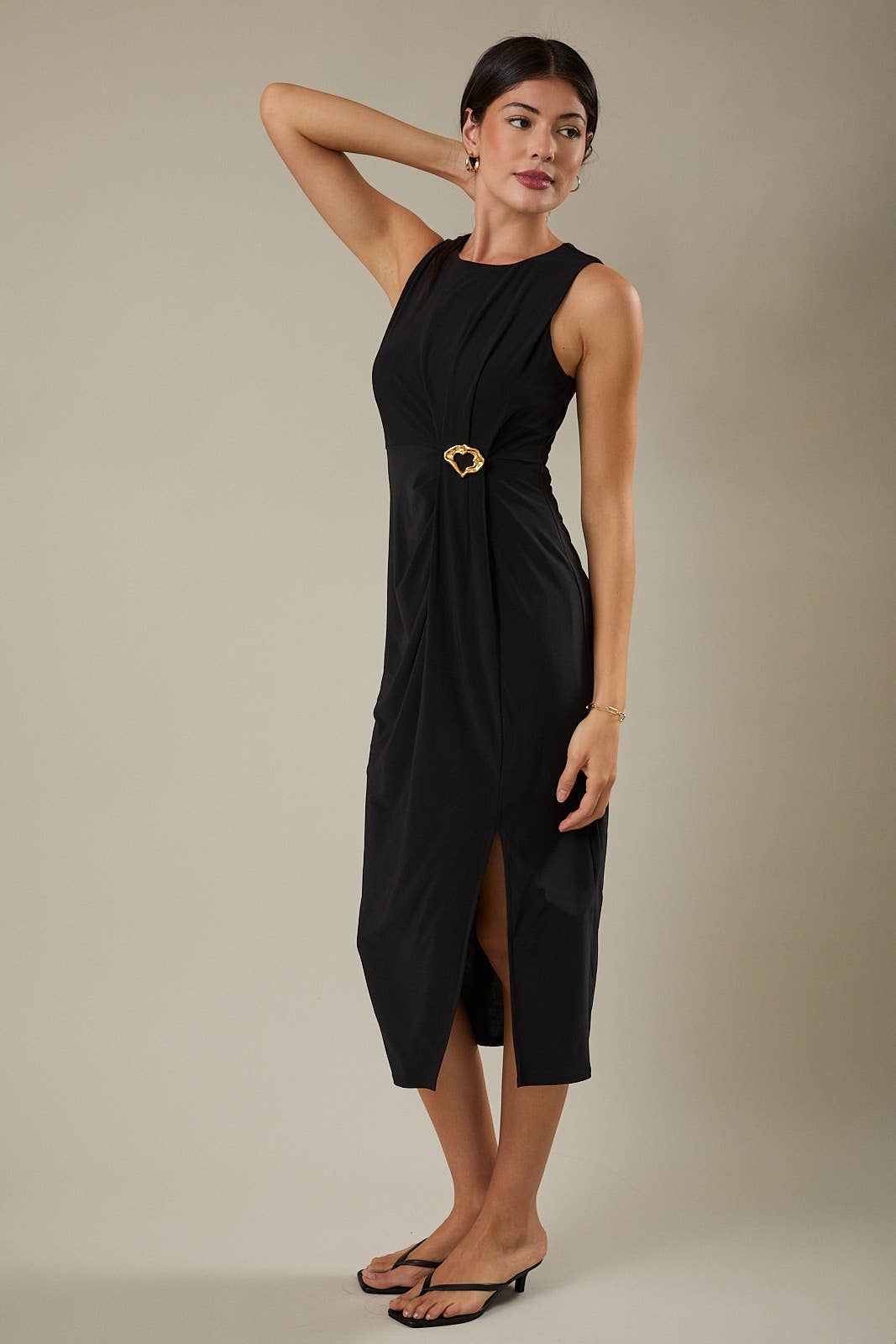 Raye Pleated Midi Dress PREORDER