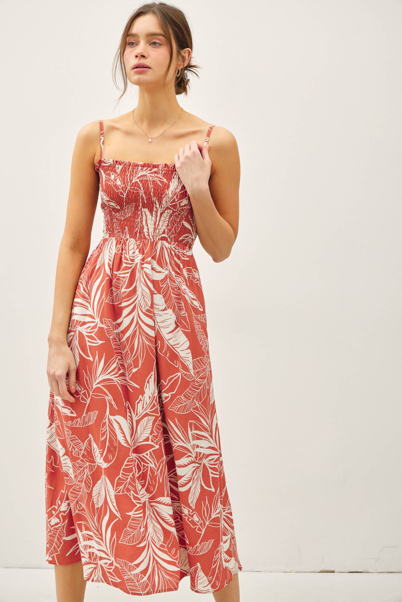 Taylor Print Midi Dress