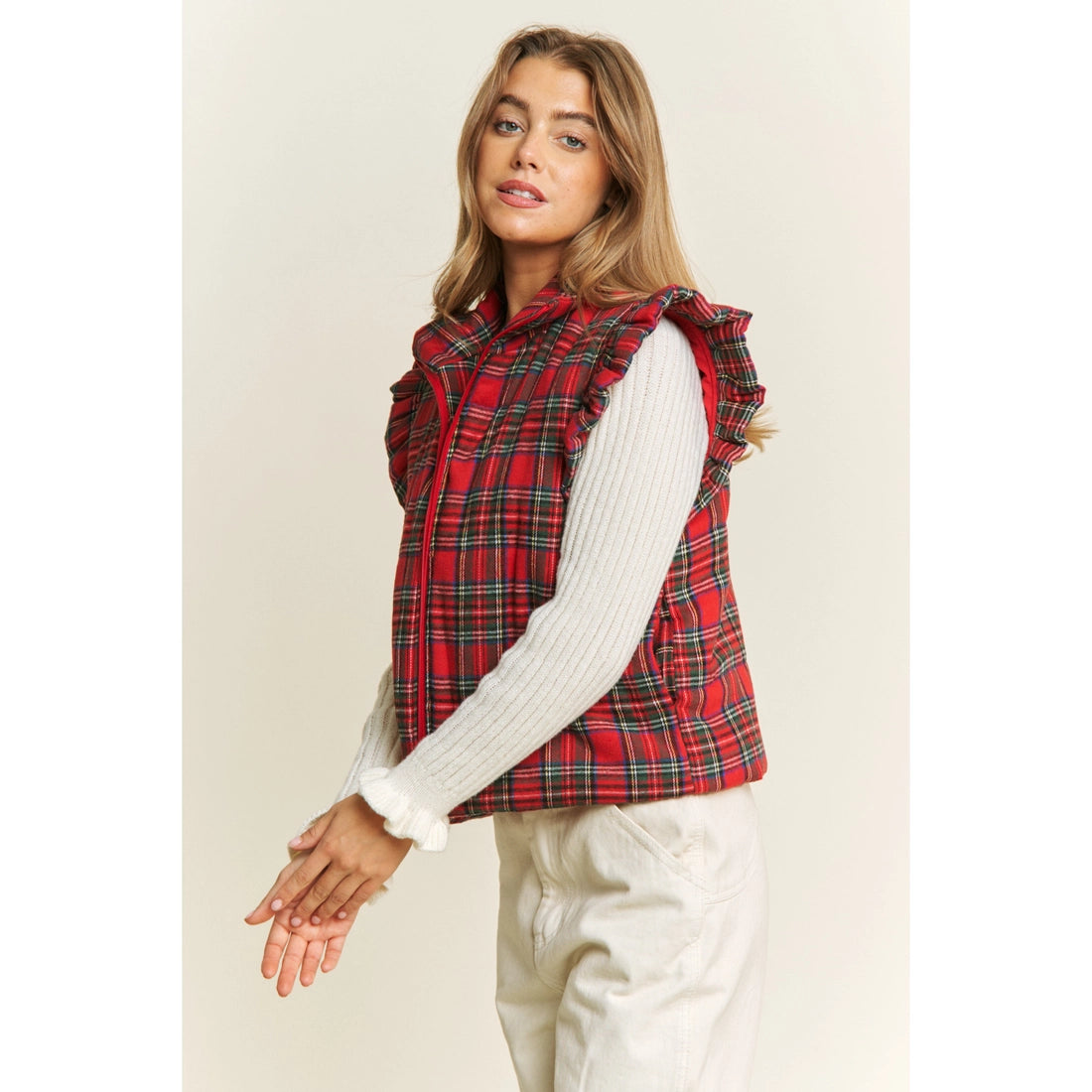 Tommie Plaid Vest FINAL SALE