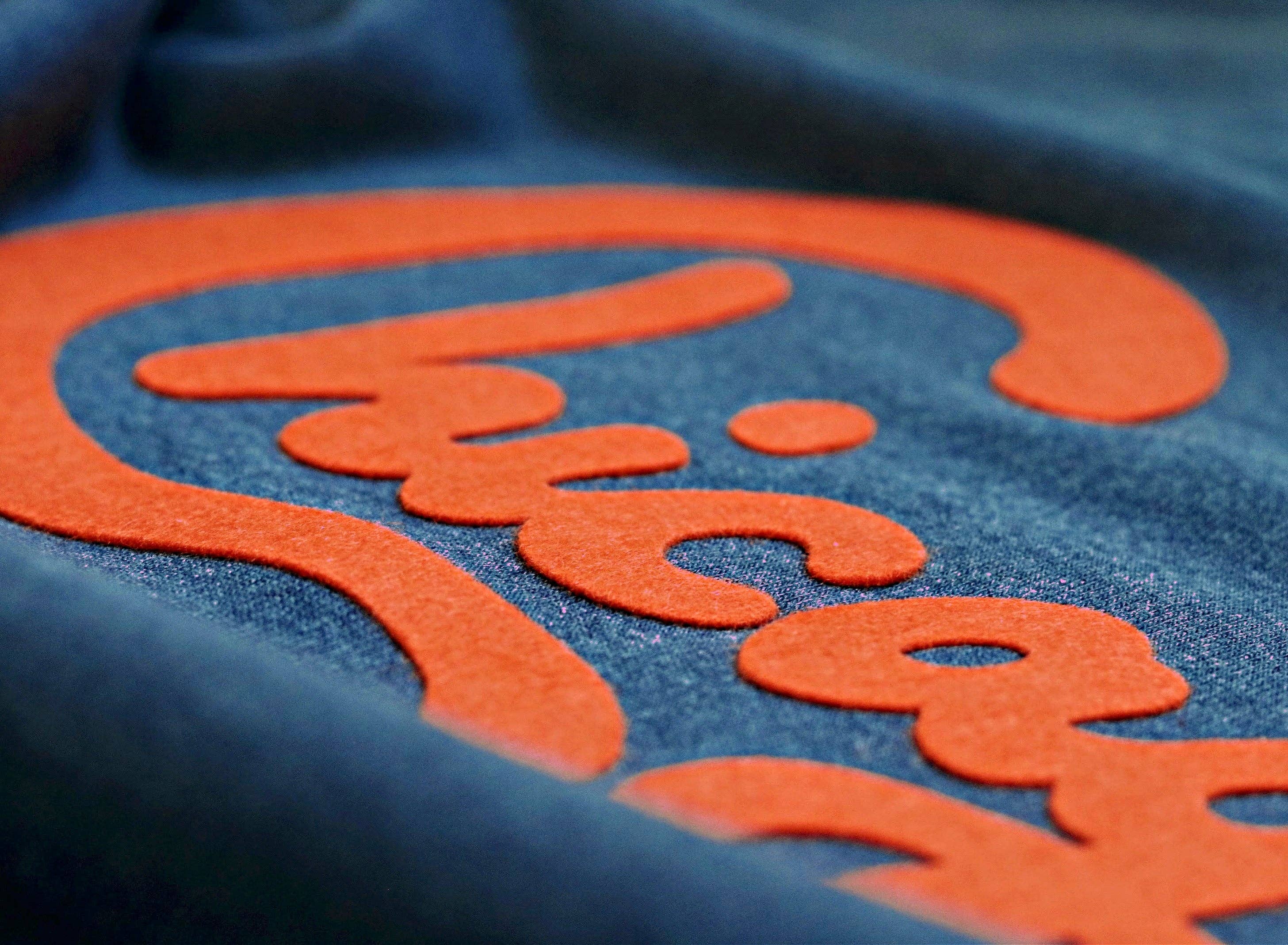 Chicago Football Felt Applique Crewneck Sweatshirt PREORDER