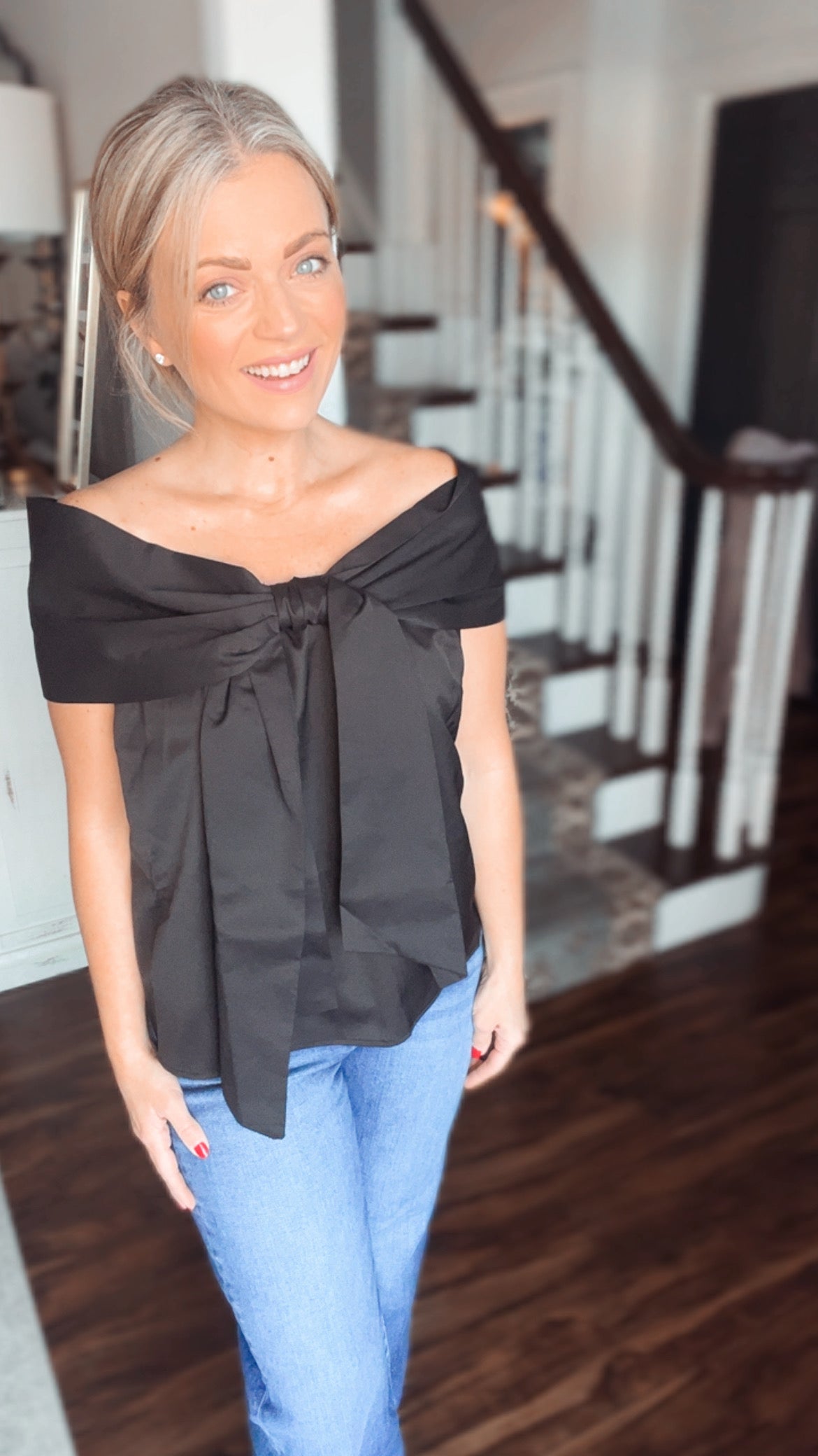 Bianca Off Shoulder Bow Top