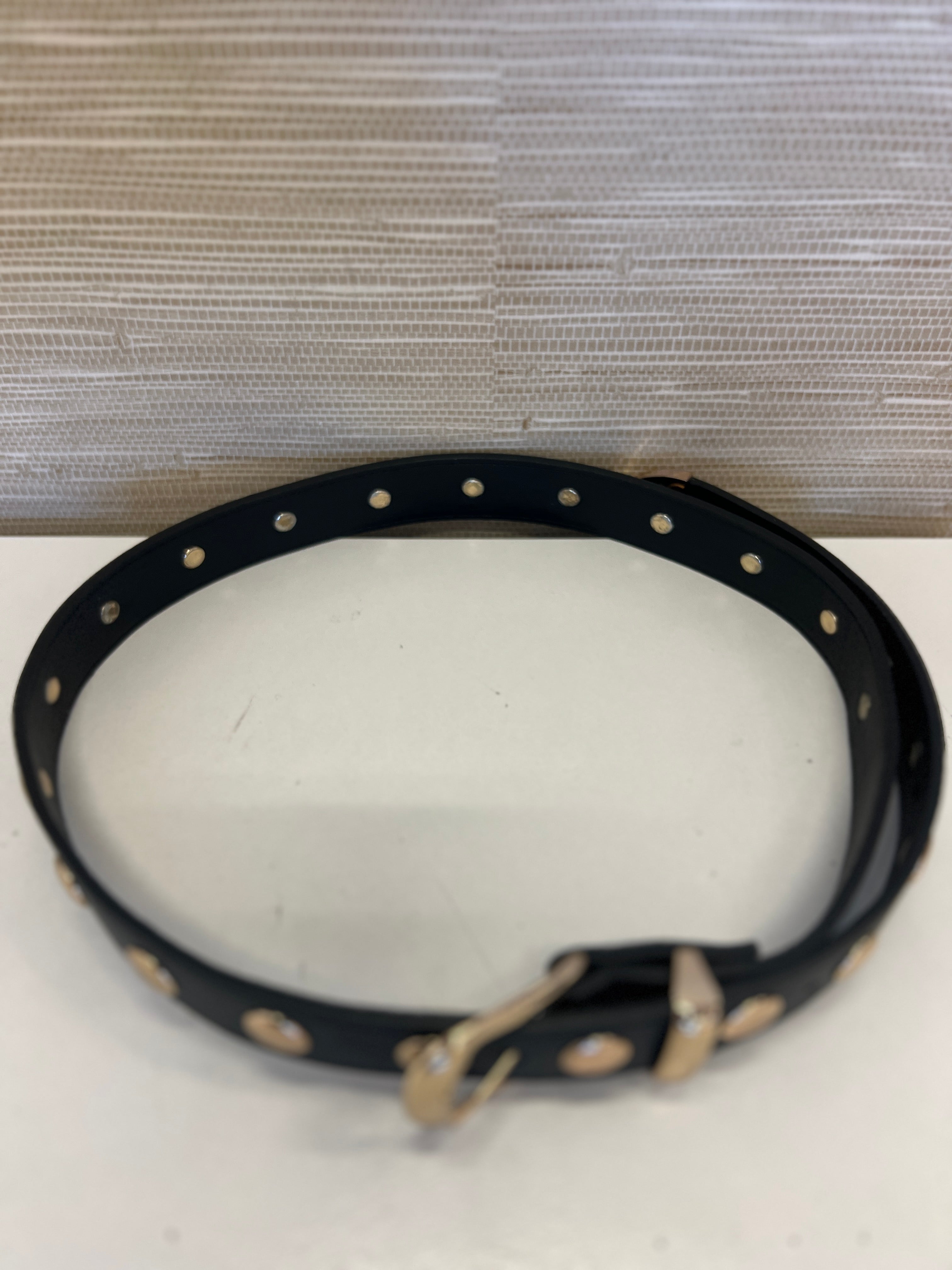 Vee Studded Black Belt