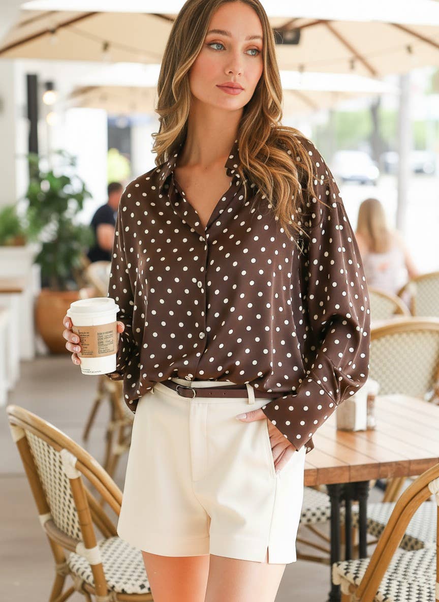 Lorena Polka Dot Blouse