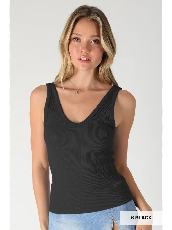 NIKIBIKI Ribbed Reversible Tank Top (3 Colors!)