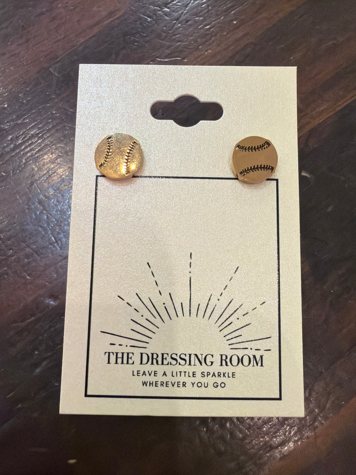 Baseball Stud Earrings