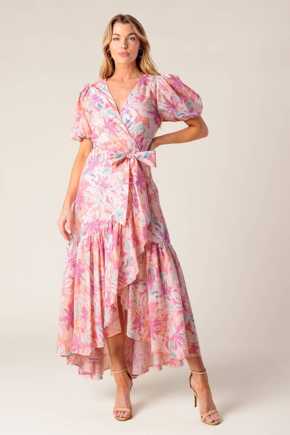 Seller Print Midi Dress