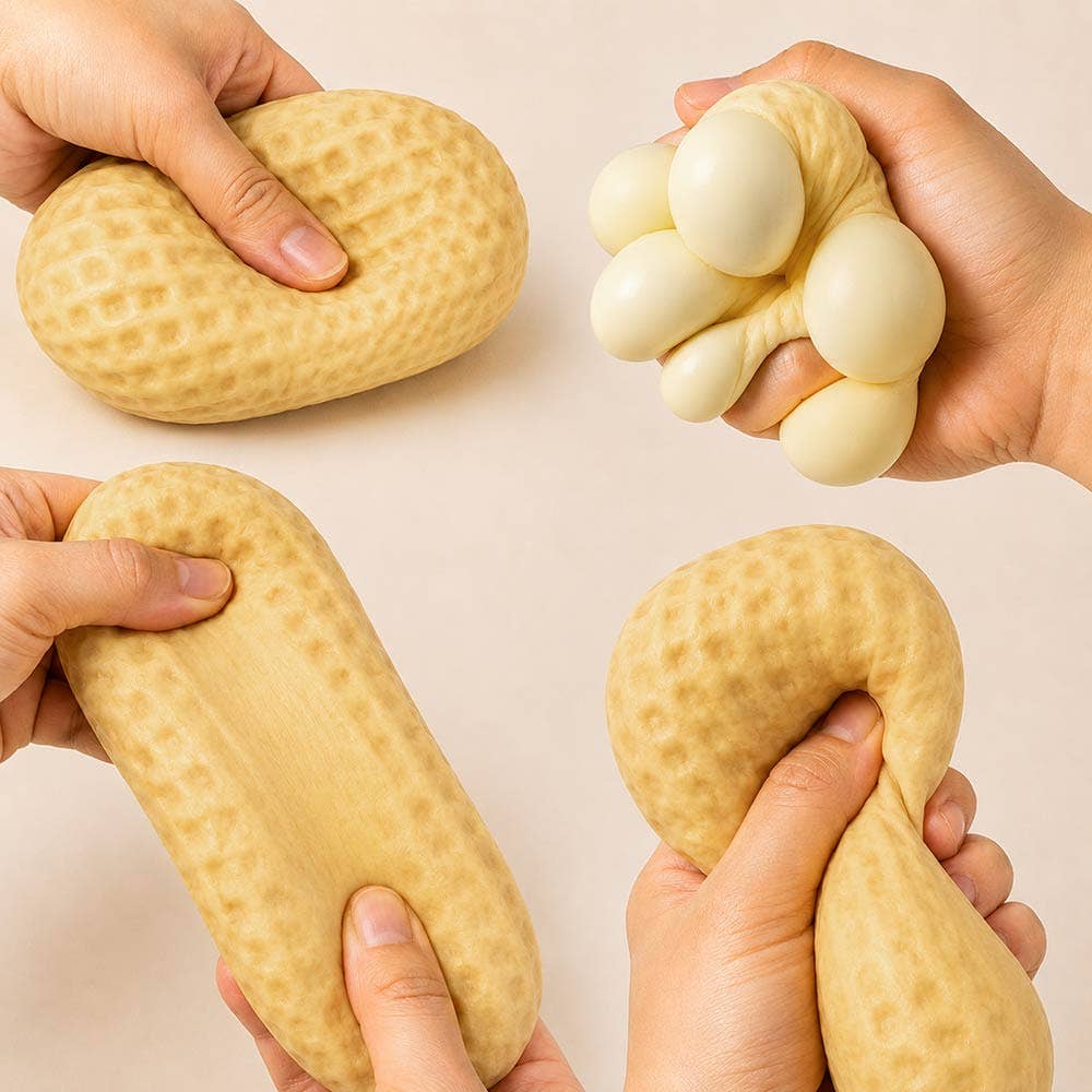 Peanut Shaped Squishy Toy