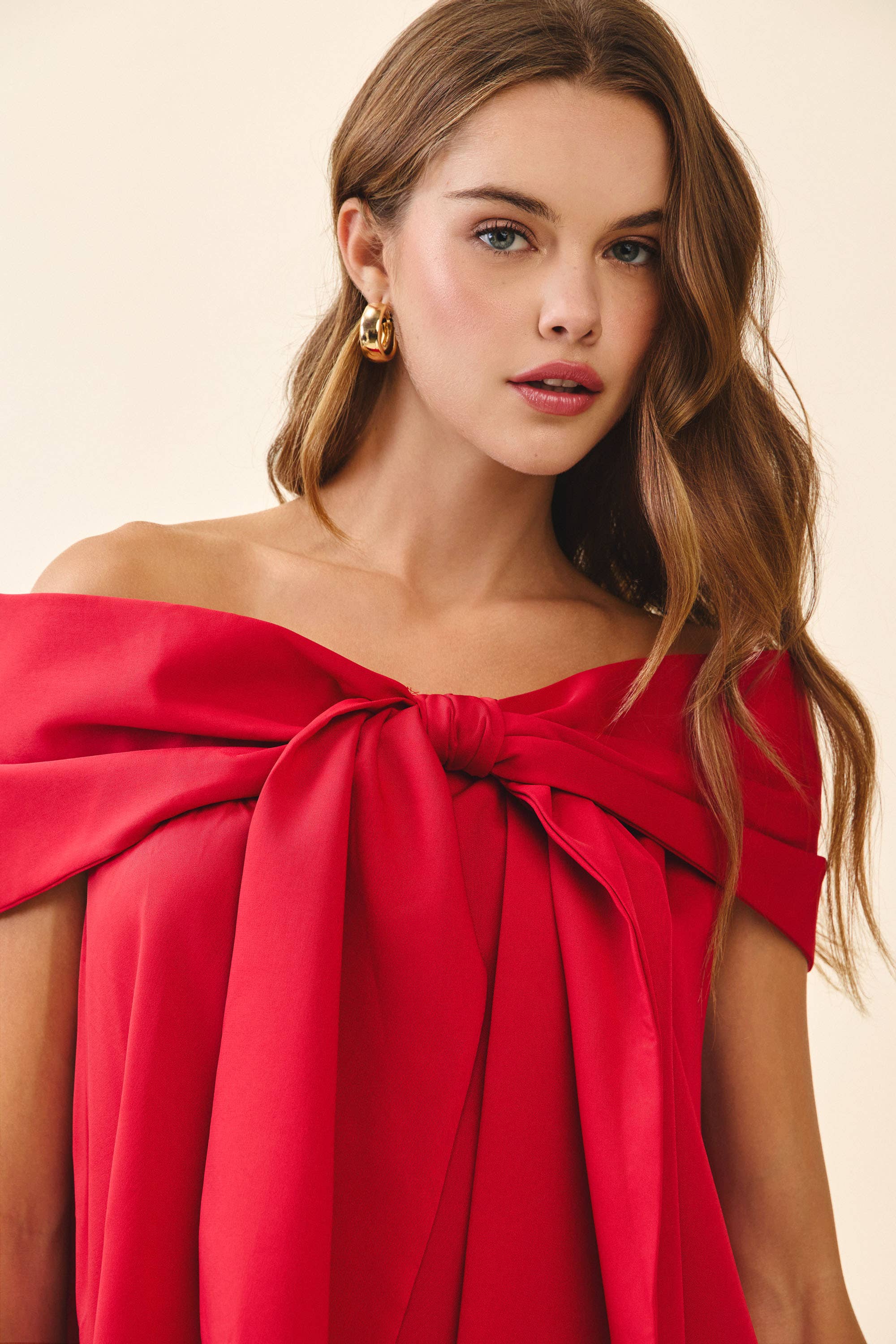 Bianca Off Shoulder Bow Top