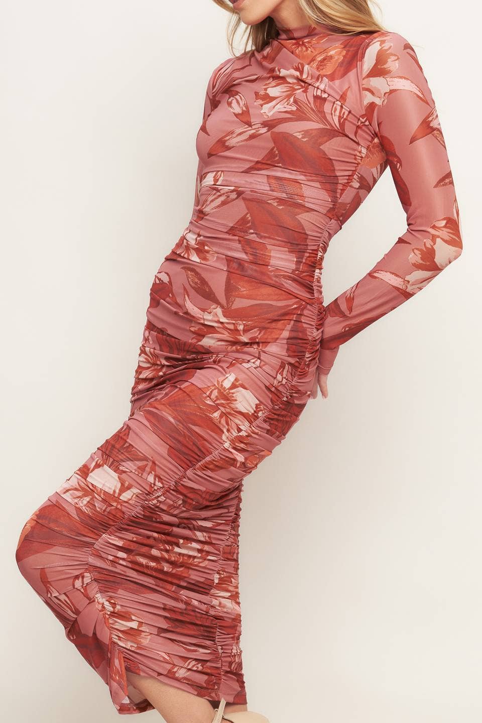 Marcus Printed Mesh Dress