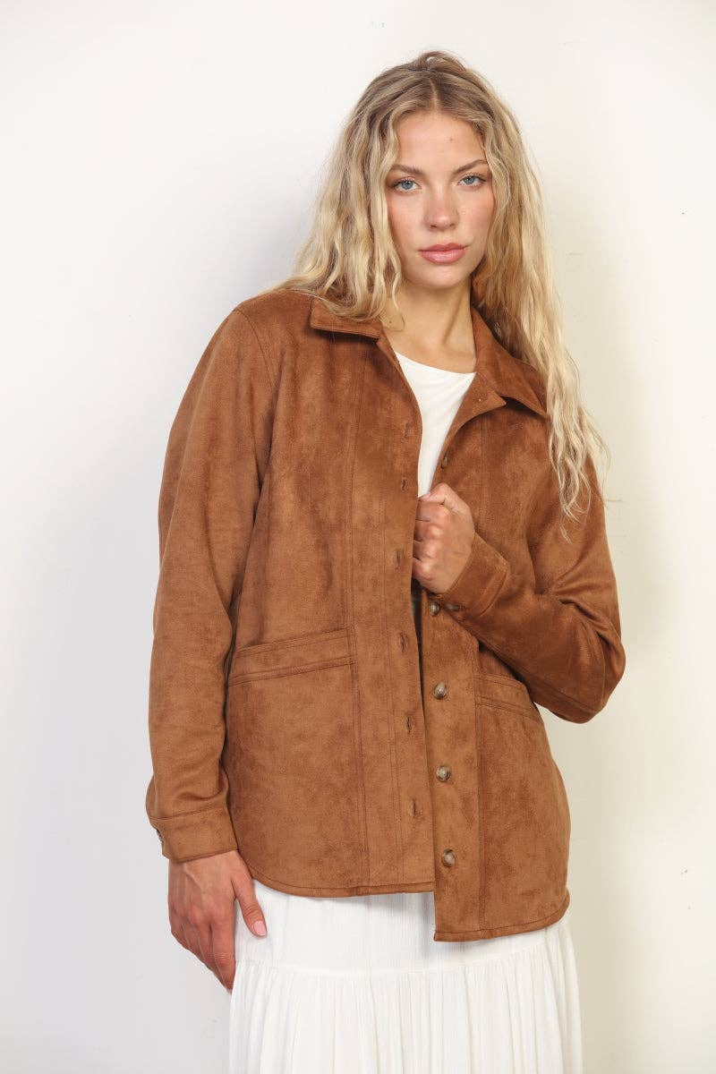Garrigan Faux Suede Jacket