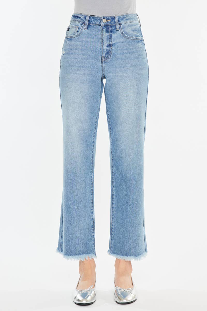 KanCan Lenni High Rise Slim Wide Leg Jeans