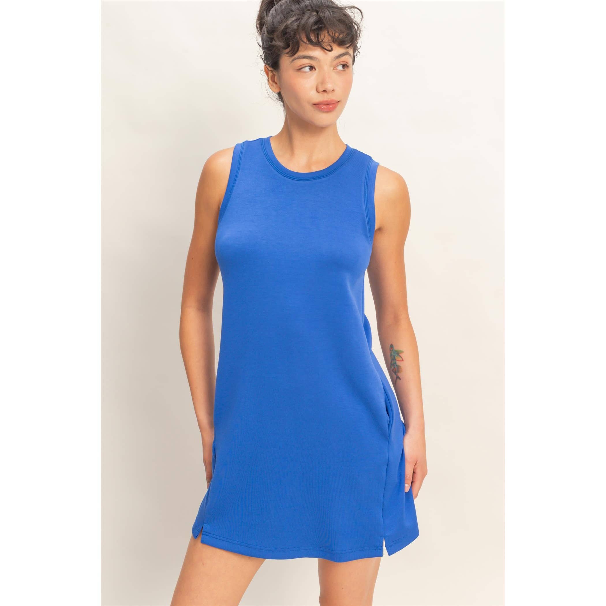 Jacobi Crew Neck Mini Dress