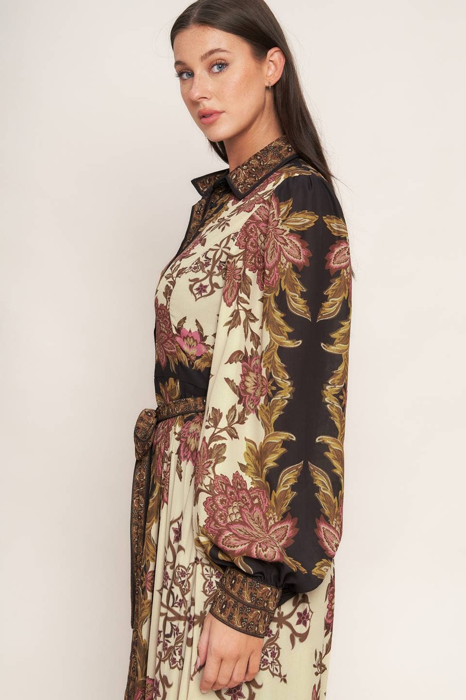 Mona Print Maxi Dress