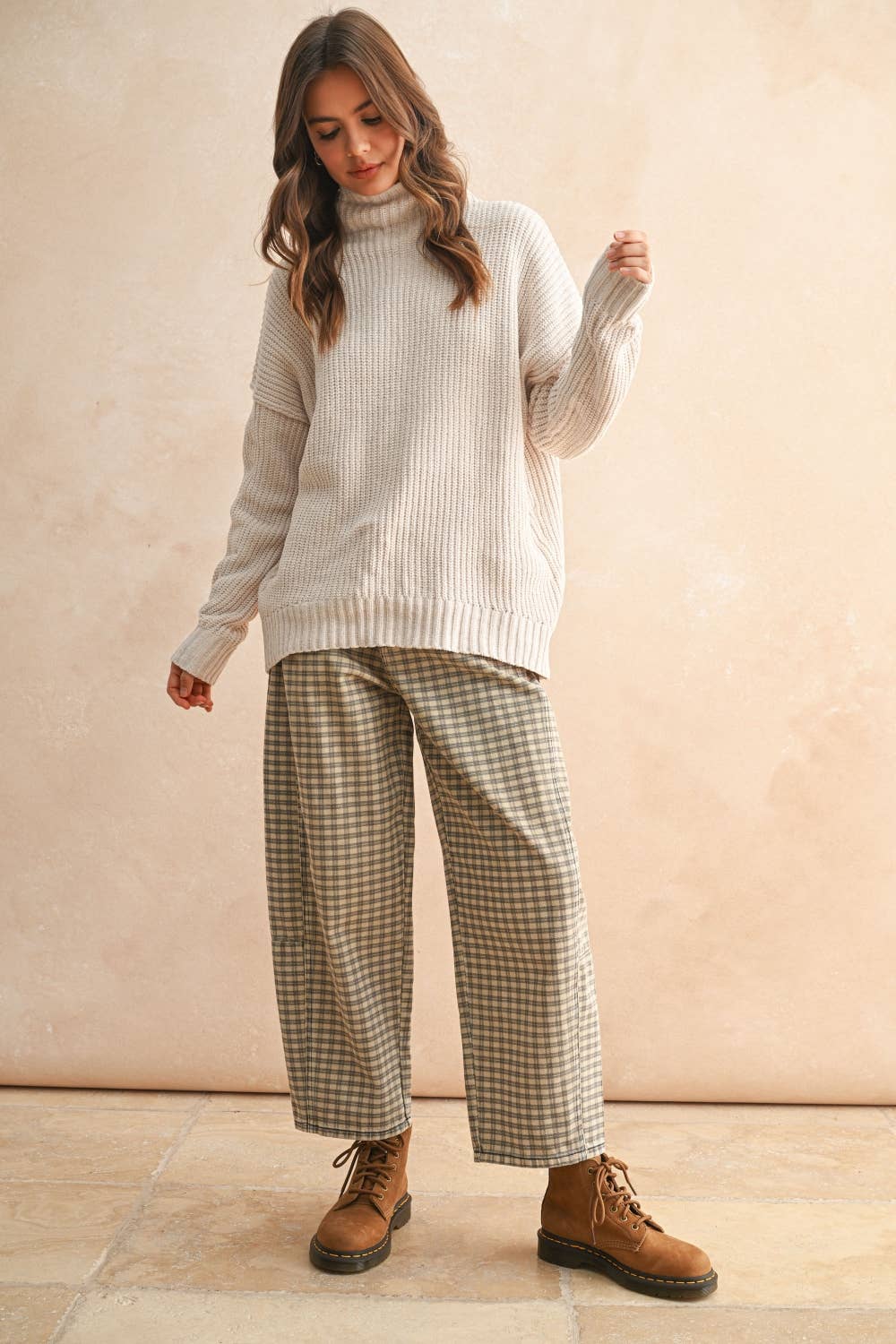 Chauncey High Neck Chenille Sweater