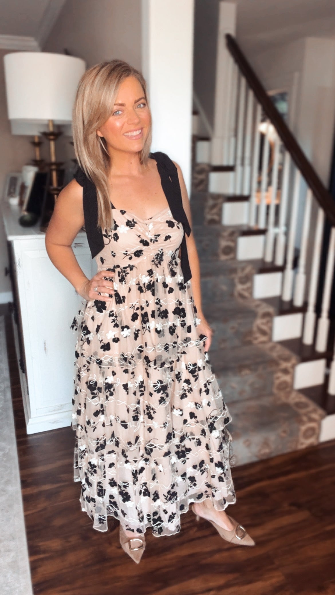 Mindi Floral Midi Dress
