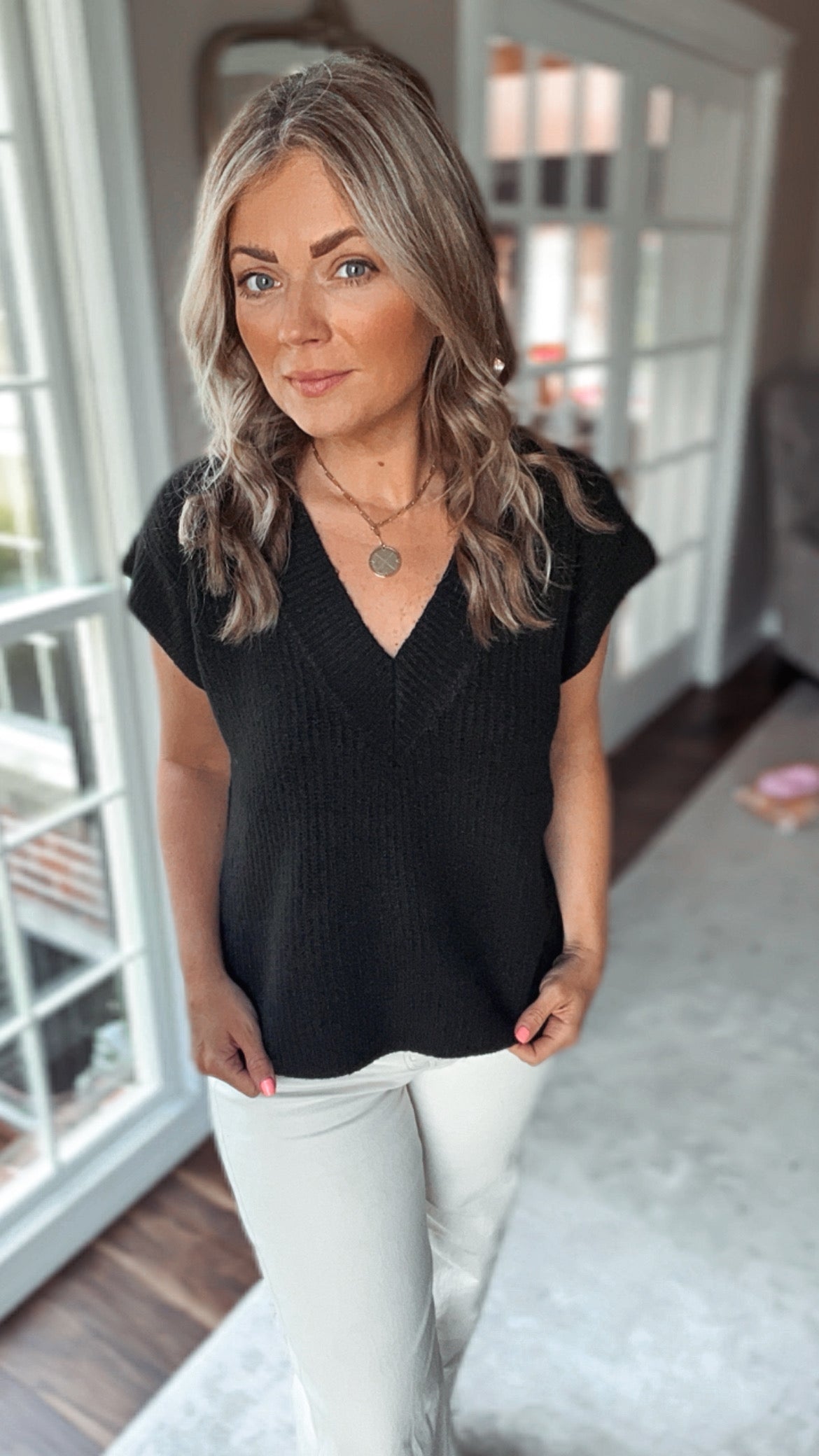 Tobie V Knit Tank