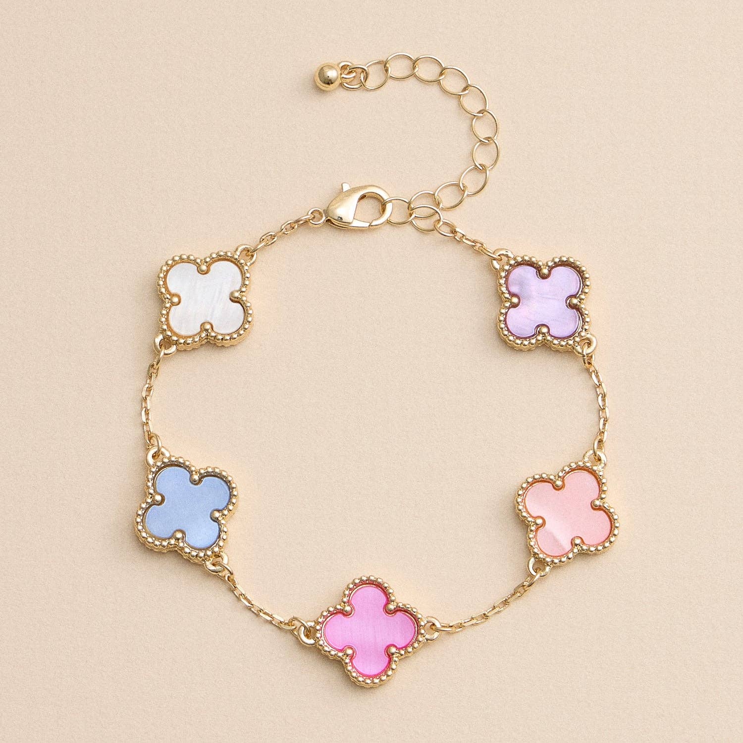Gunner Multicolor Shell Charm Bracelet (6 Colors!)