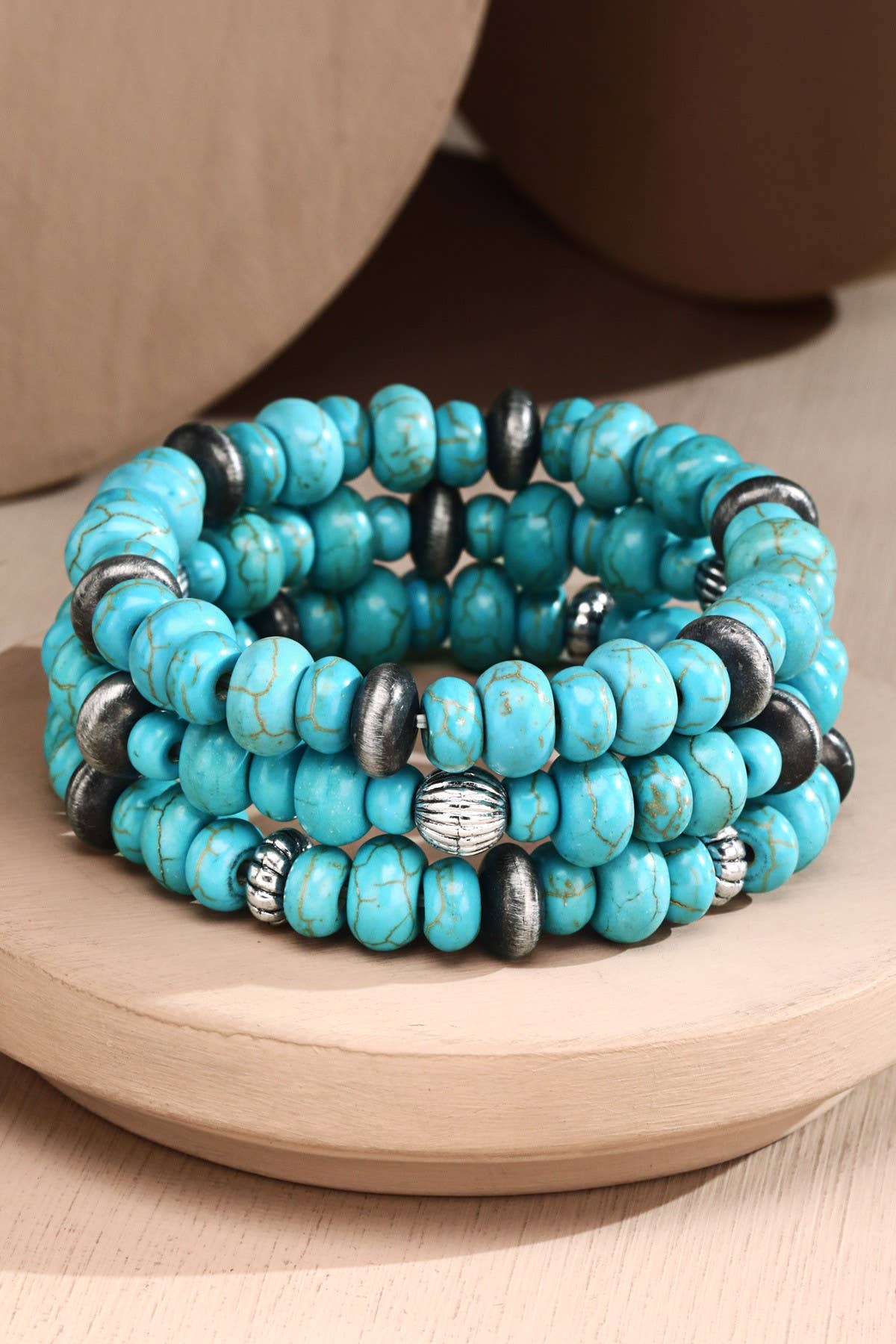 Hinton Western Stackable Beaded Bracelet