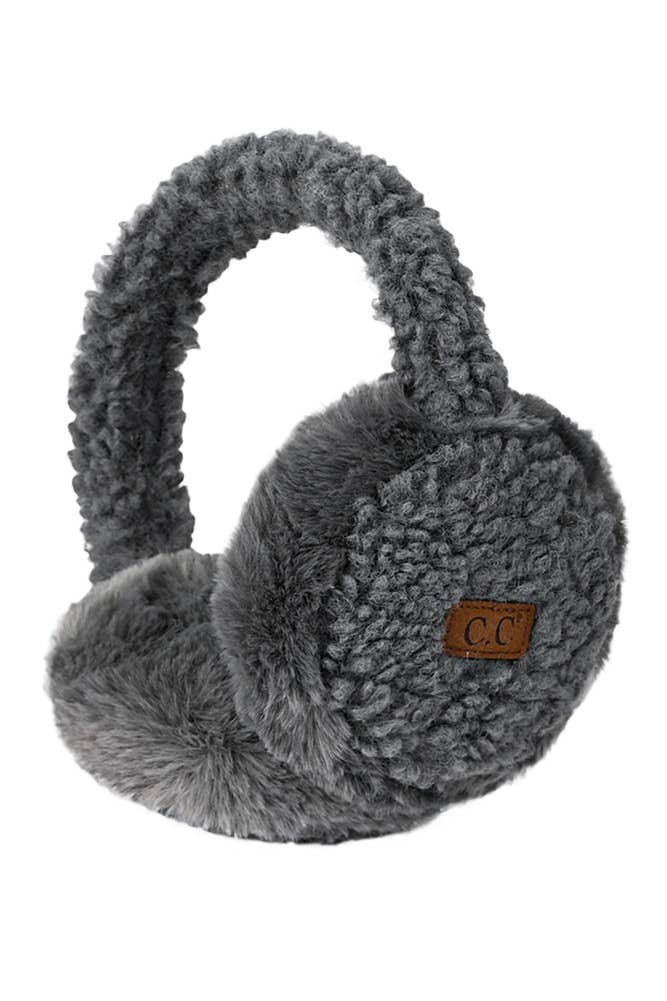 C.C Faux Fur Sherpa Earmuffs (5 Colors!)