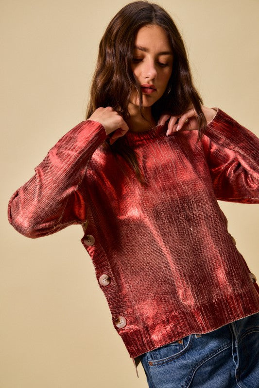 Margery Metallic Sweater