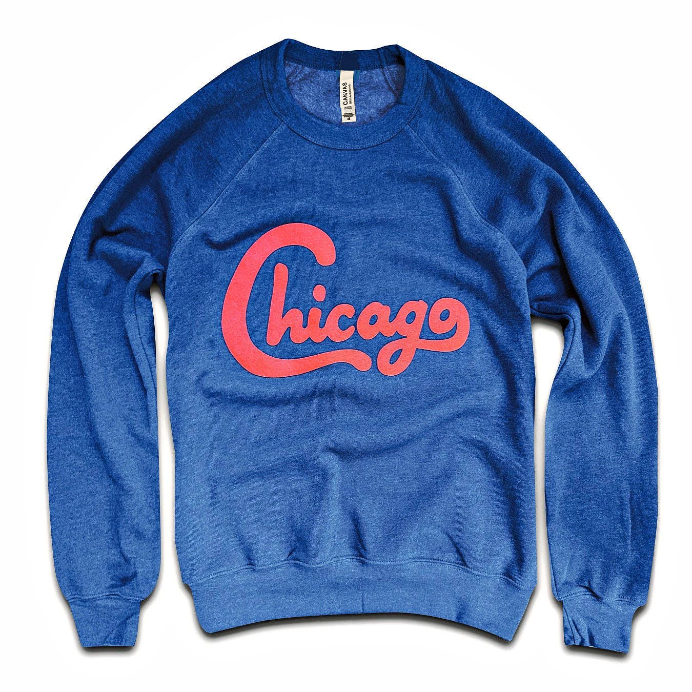 Chicago Football Felt Applique Crewneck Sweatshirt PREORDER