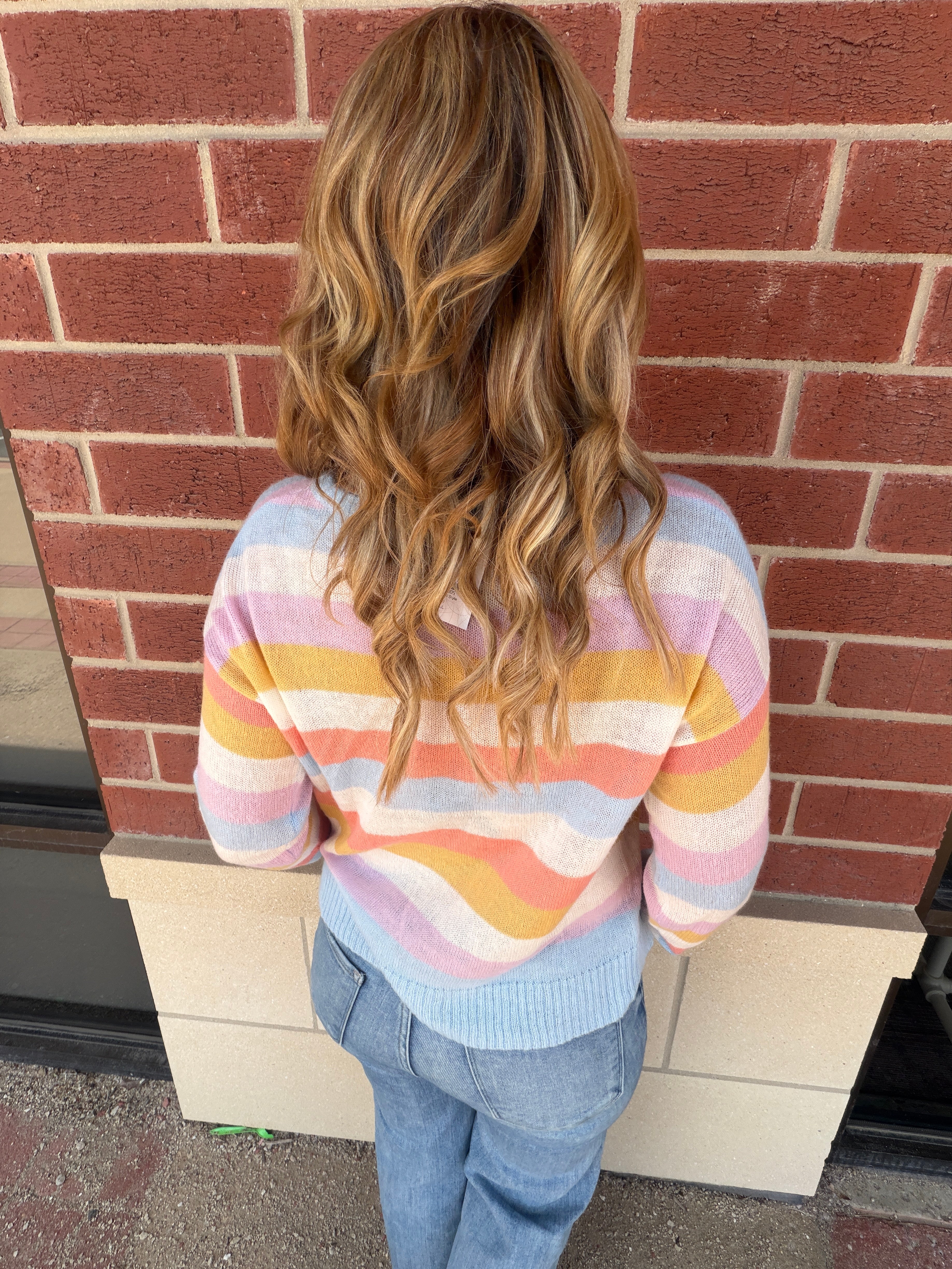 Henya Stripe Sweater- Small Only!