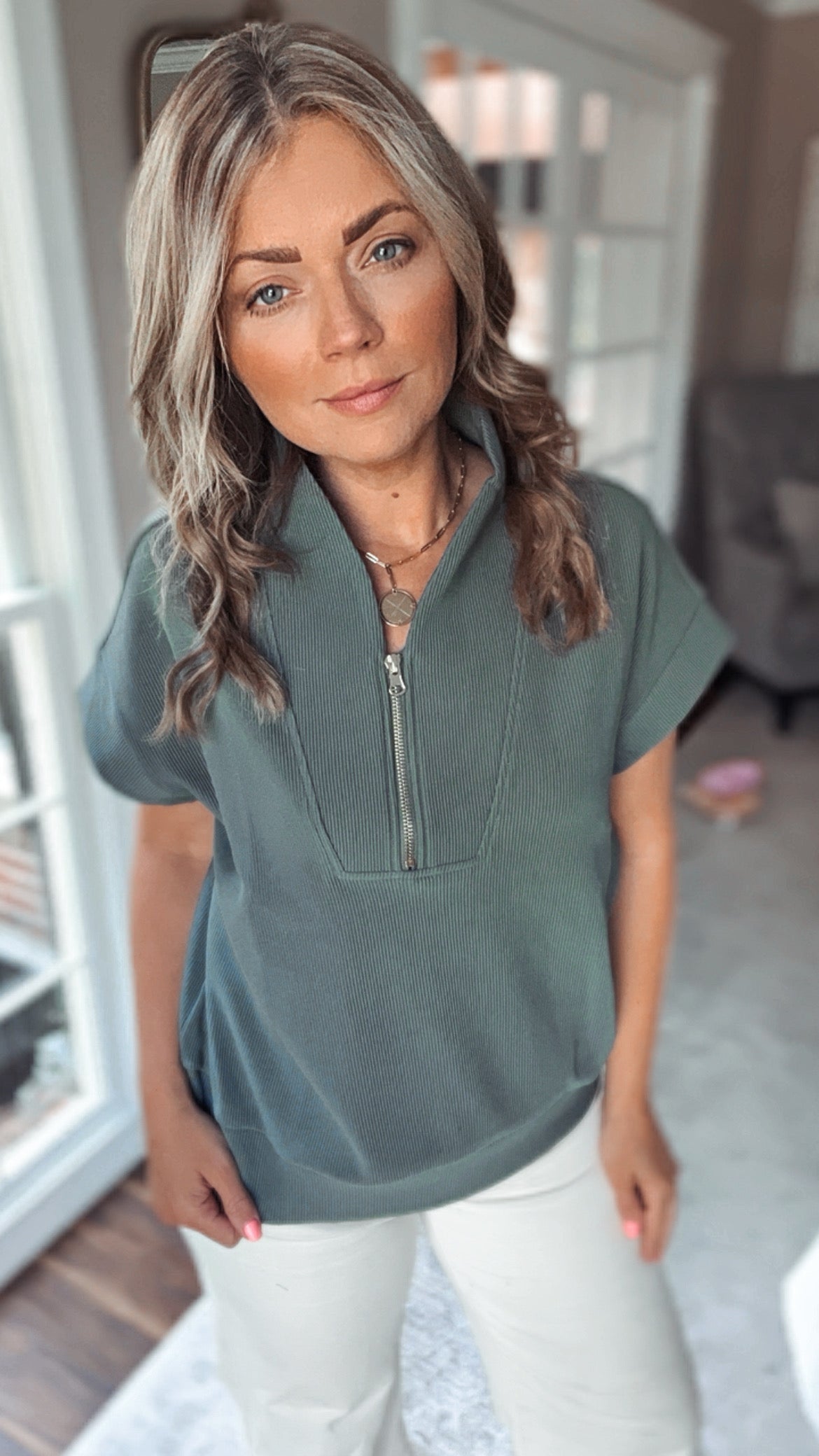 Tarpy Quarter Zip Top