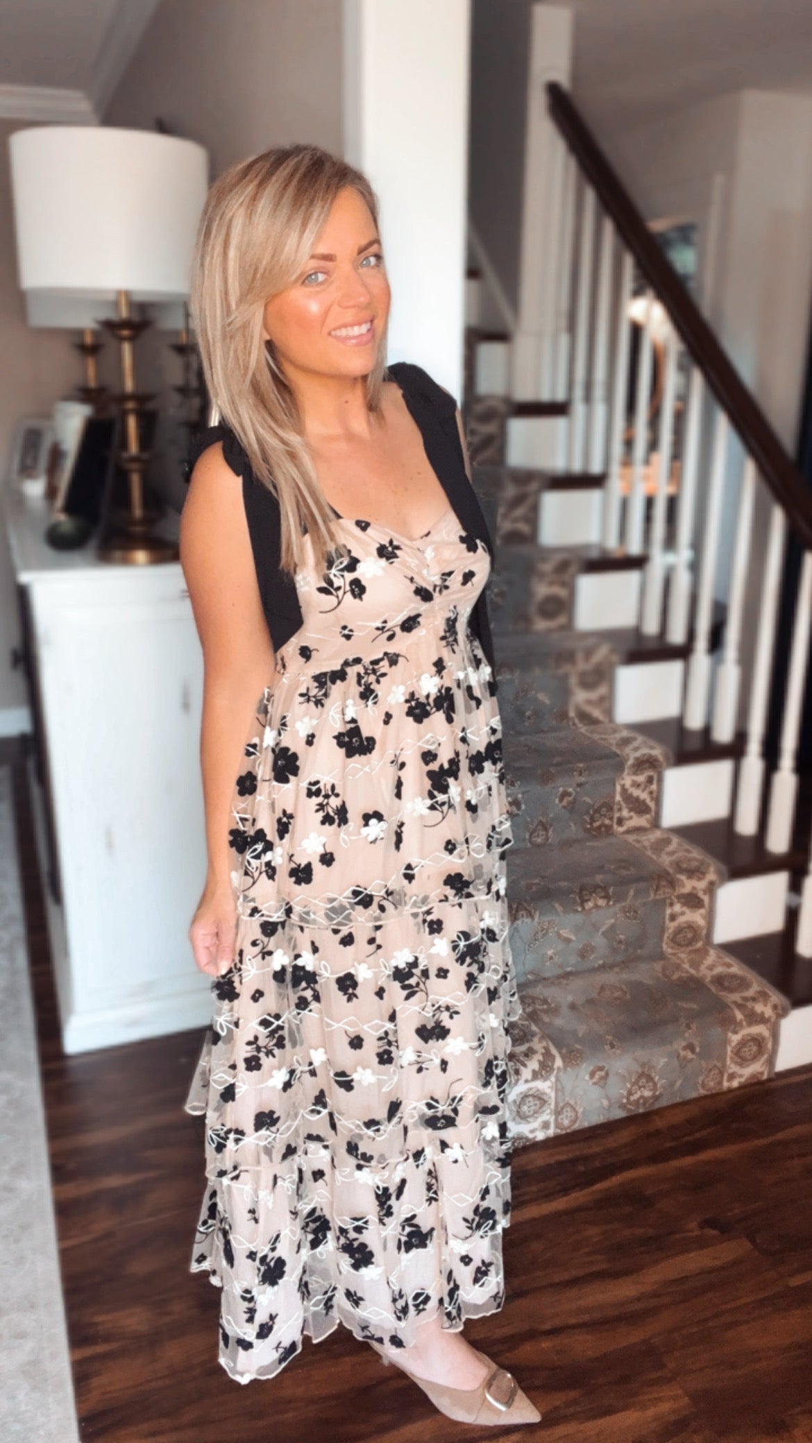 Mindi Floral Midi Dress