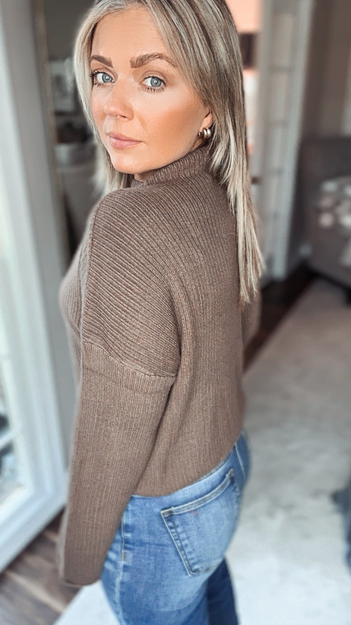 Soleil Mock Sweater
