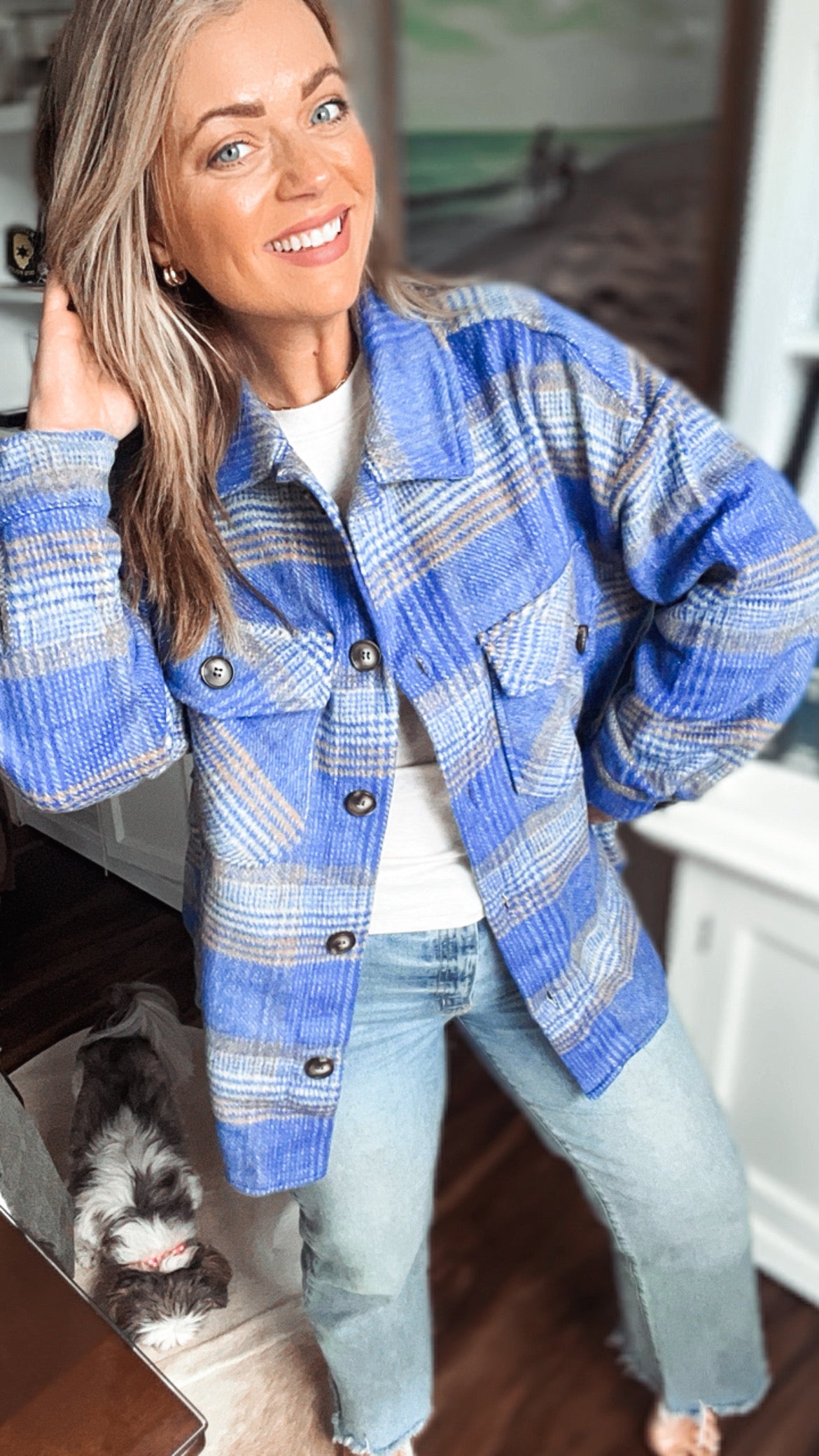 Rita Plaid Jacket