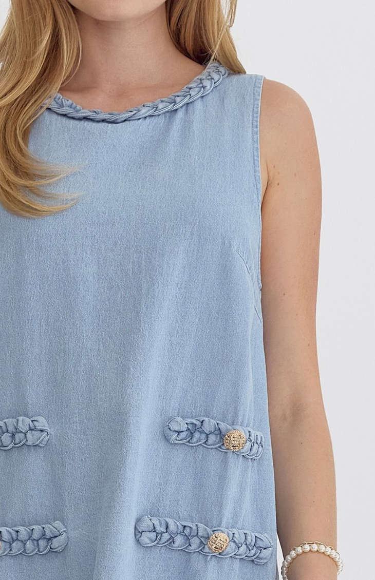 Rimkus Denim Dress -In stores 3/13