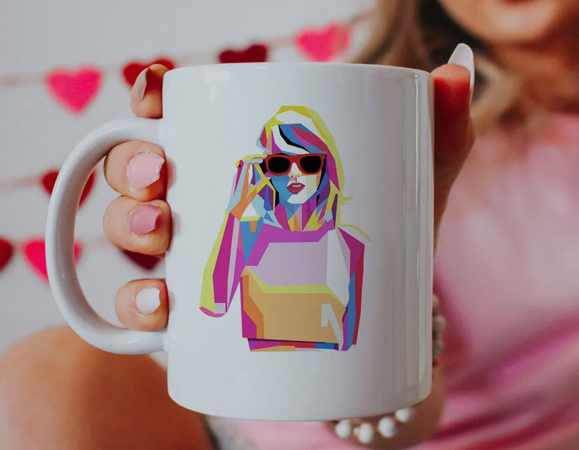 Taylor Swift Watercolor Mug