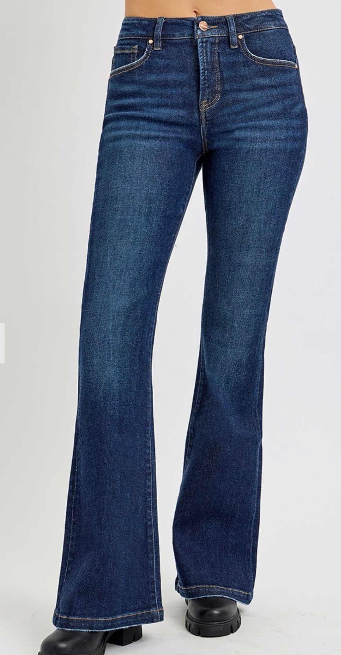 RISEN Werts High Rise Flare Jeans