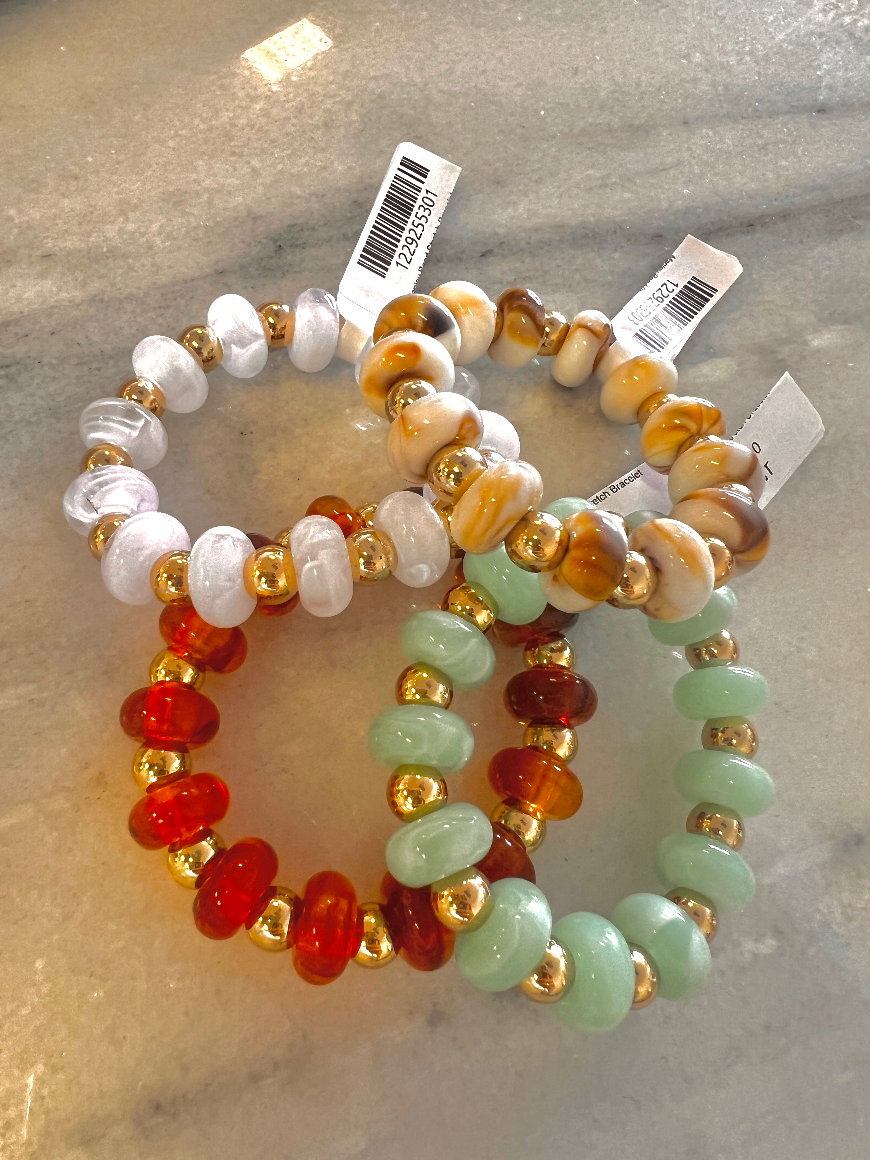 Manley Bead Stretch Bracelet (4 Colors!)
