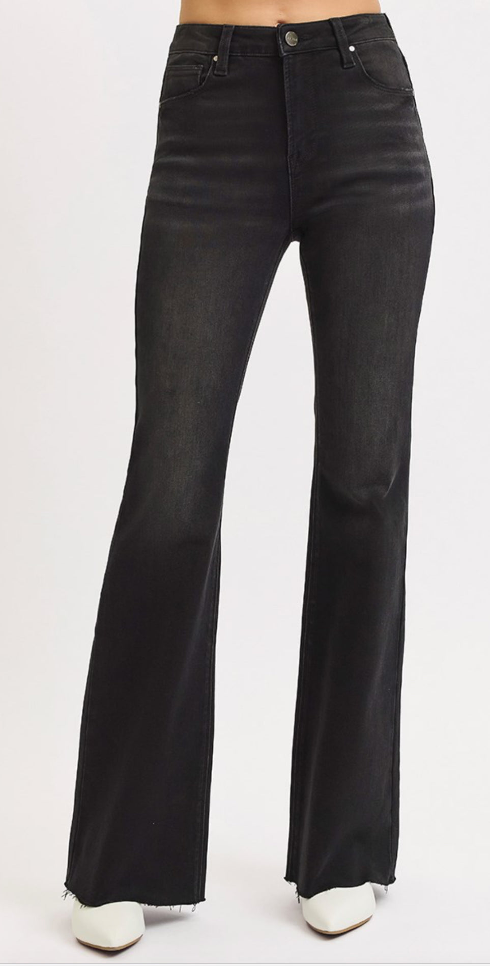 RISEN Faye High Rise Flare Jeans