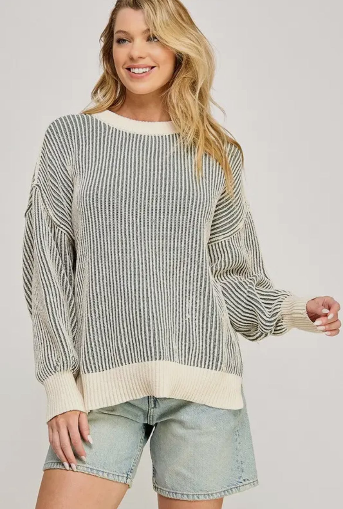 Mistie Super Soft Strip Sweater FINAL SALE