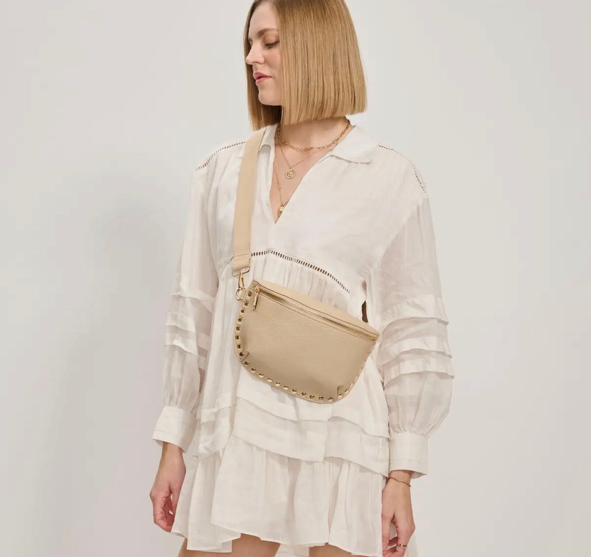 Gizelle Belt Bum Vegan Crossbody Bag