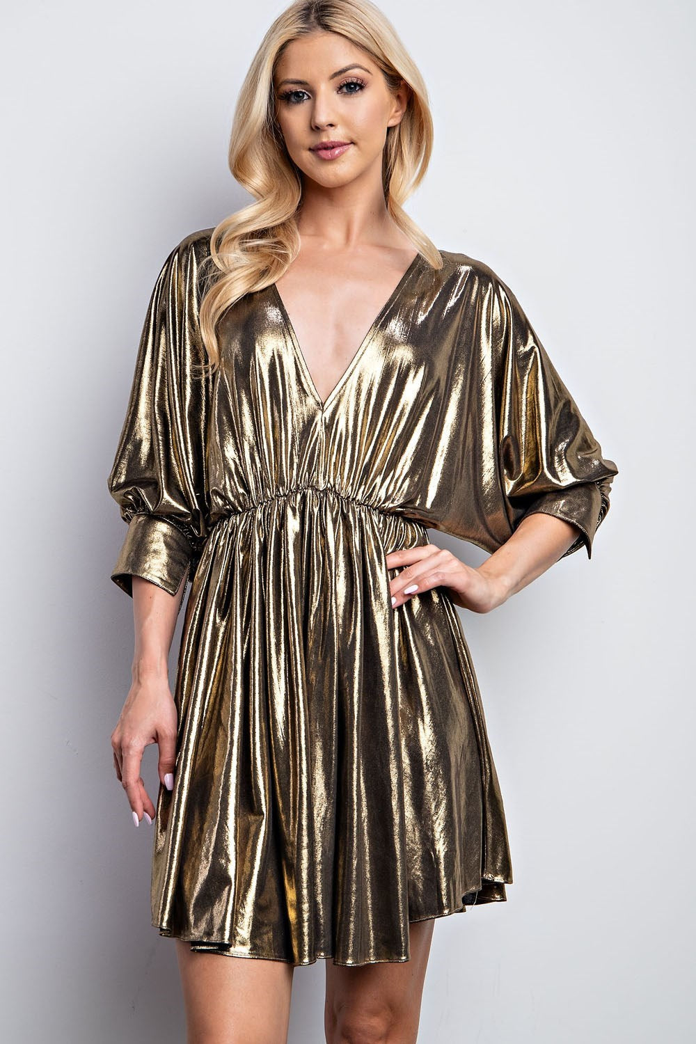 Terressa Gold Dress FINAL SALE