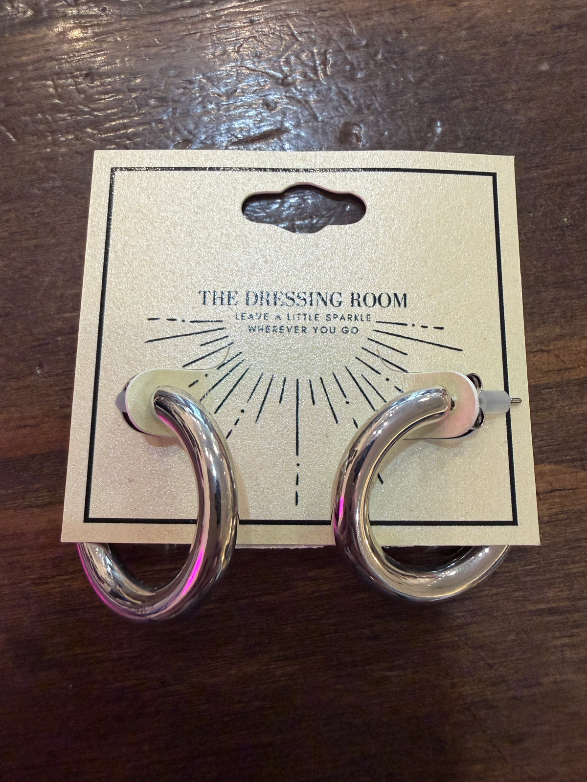 Joe Silver Hoop Earrings