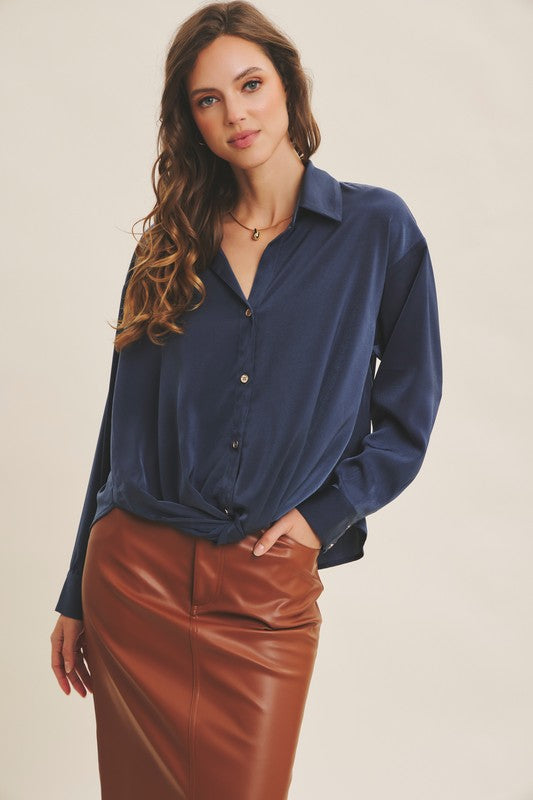 Leighton Ruched Shirt