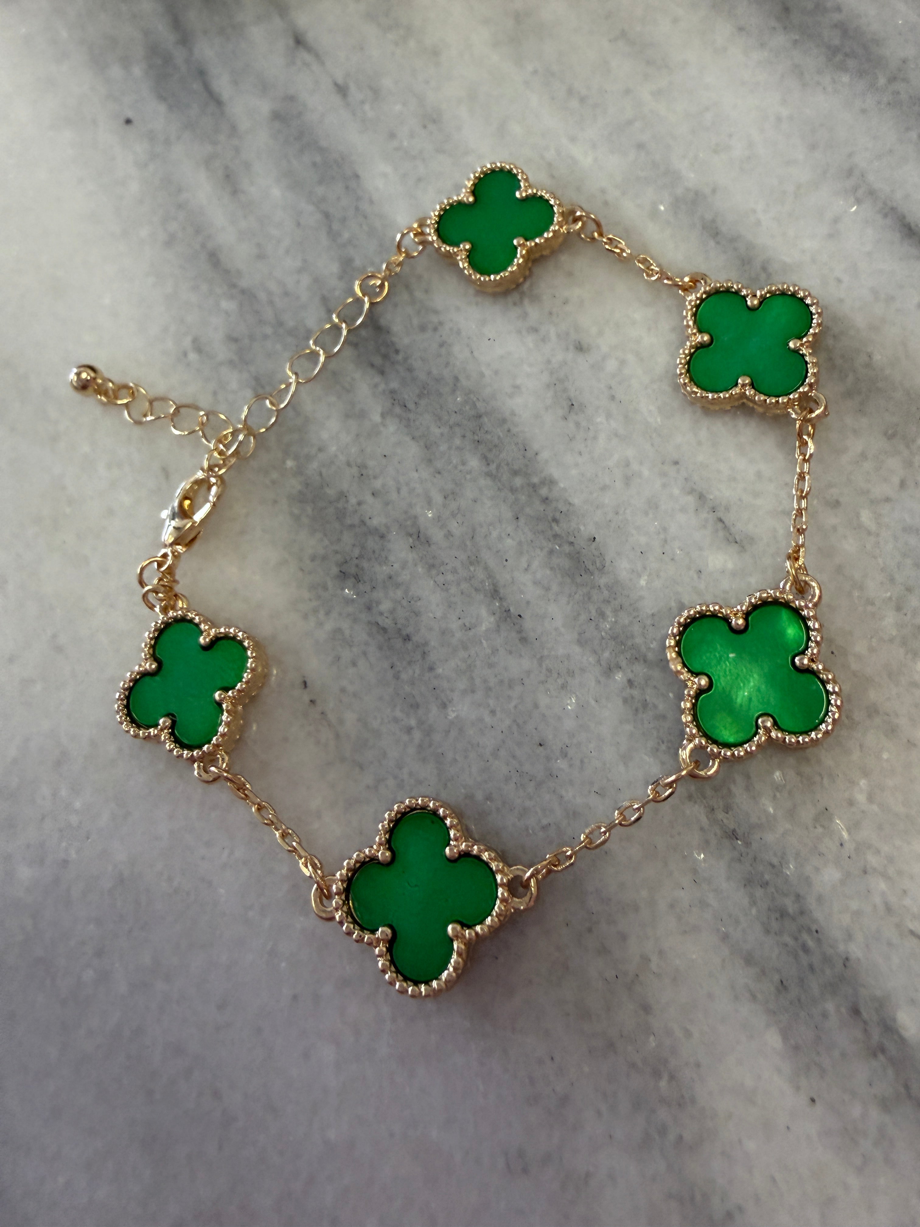 Fannie Quatrefoil Link Bracelet