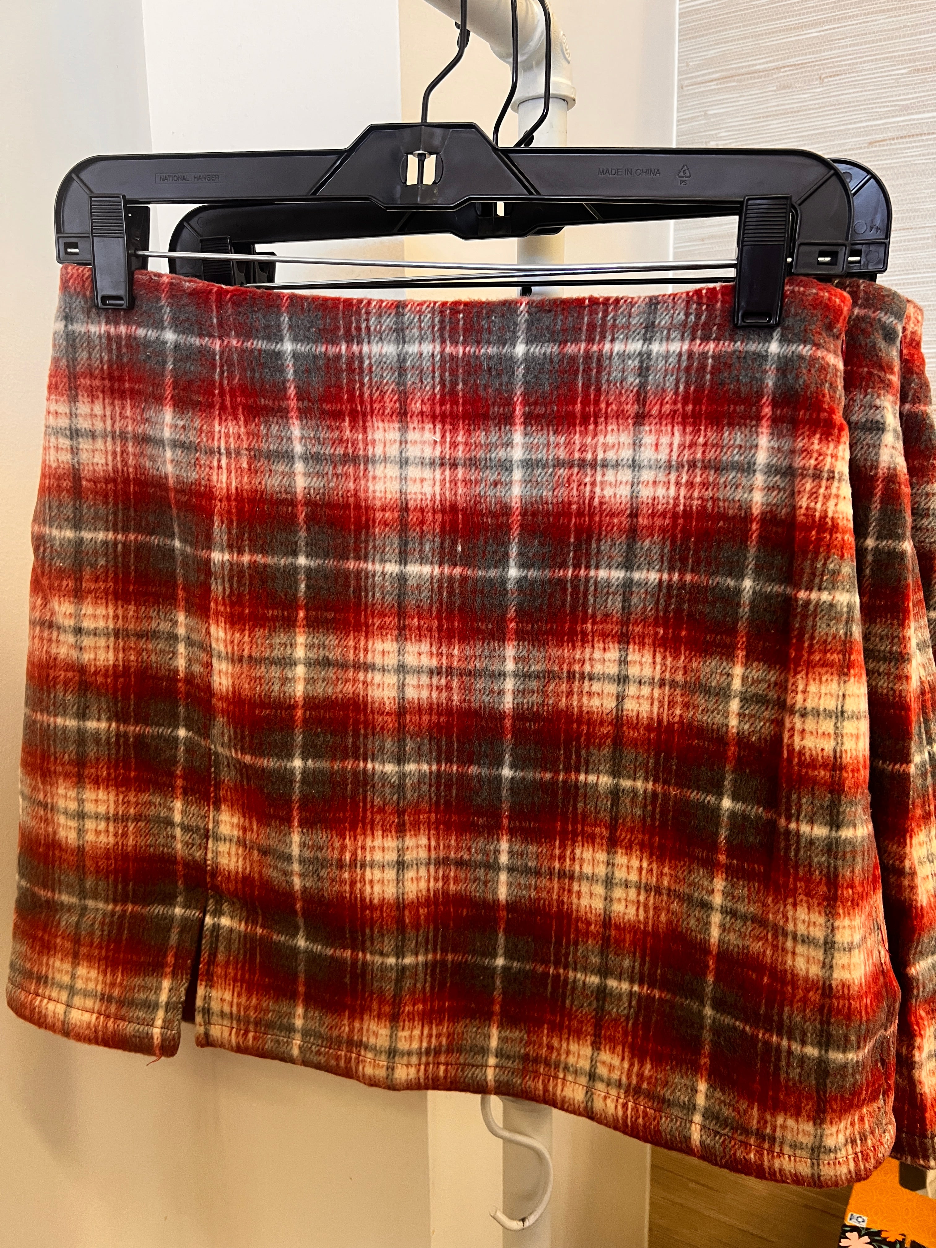 Stacey Plaid Mini Skirt