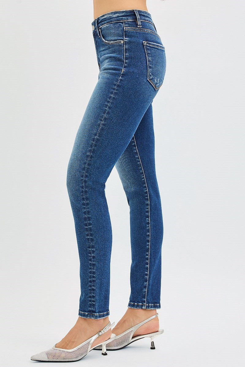 RISEN Winston Mid Rise Skinny Jeans