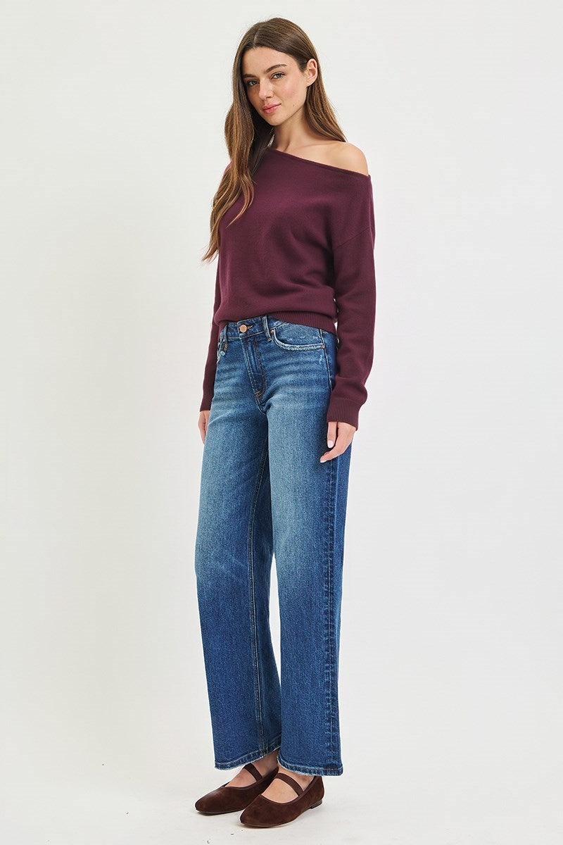 RISEN Brody High Rise Straight Jeans PREORDER