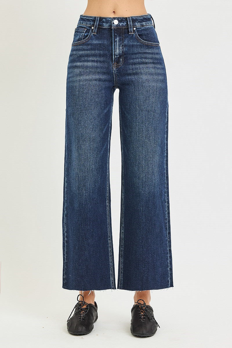 RISEN Bryson High Rise Crop Wide Jeans PREORDER