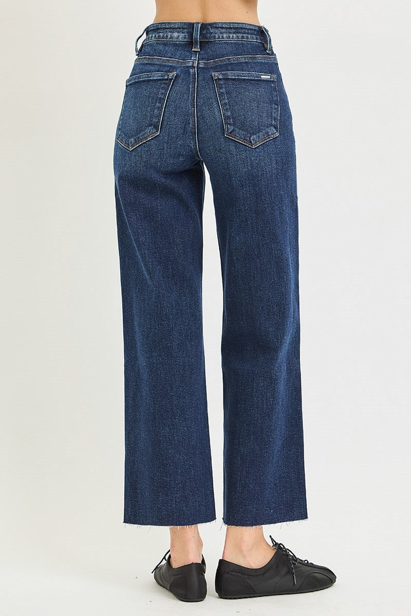 RISEN Bryson High Rise Crop Wide Jeans PREORDER